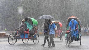 ঢাকায় ৩ ঘণ্টায় ২৮ মিলিমিটার বৃষ্টিপাত