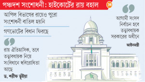 তত্ত্বাবধায়ক সরকারব্যবস্থায় ফেরার পথ খুলল