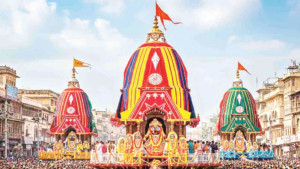 আনন্দমুখর রথযাত্রা উৎসব শুরু