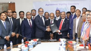 জনতা ব্যাংক ও ডাচ-বাংলা ব্যাংকের মধ্যে চুক্তি স্বাক্ষর