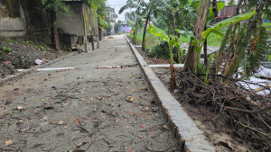 সরকারি অর্থে ইউপি চেয়ারম্যানের বাড়ির রাস্তা নির্মাণের অভিযোগ