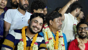 চলচ্চিত্র শিল্পী সমিতির সভাপতি শিবা সানু, সাধারণ সম্পাদক জয় চৌধুরী