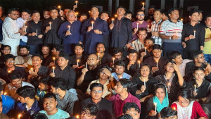 আমি চীনের প্রাচীর দেখিনি, আবু সাঈদের বুক দেখেছি: রুহুল কবির রিজভী
