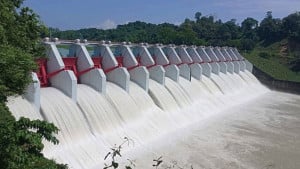 কাপ্তাই বাঁধের ১৬ গেট খুলে দেওয়া হয়েছে