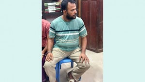জেলগেট থেকে পঞ্চমবারের মতো যুবলীগ নেতা গ্রেপ্তার