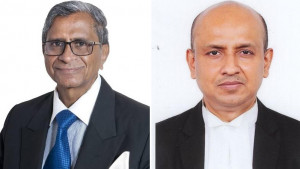 গণতান্ত্রিক আইনজীবী সমিতির সভাপতি সুব্রত চৌধুরী, সাধারণ সম্পাদক হাসান তারিক   
