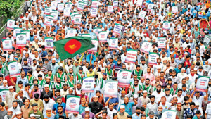 সীমান্তে হত্যা-পুশইনের প্রতিবাদে জামায়াত জোটের বিক্ষোভ