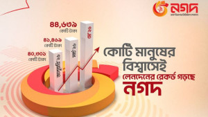 মে মাসে নগদে লেনদেনের নতুন রেকর্ড