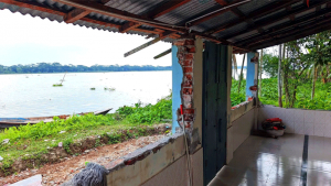 বিষখালী নদীর ভাঙনে বসতভিটাসহ ২ একর জায়গা বিলীন