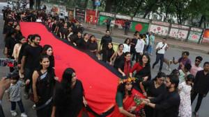কালরাত্রি স্মরণে প্রাচ্যনাটের ‘লালযাত্রা’ অনুষ্ঠিত