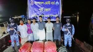 মিয়ানমারে পাচারের সময় ৯৫০ কেজি আলু জব্দ, আটক ৬
