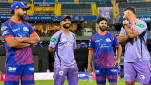 মুম্বাইয়ের বিপক্ষে কেকেআরের ইতিহাস বদলের লড়াই