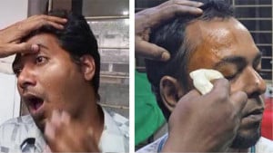 সংবাদ সংগ্রহে গিয়ে পাগলা মসজিদে হামলার শিকার
