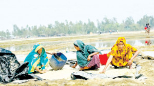 শ্রমিক থেকে লবণচাষি তারা