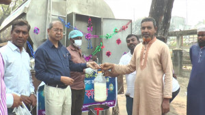 সুলভ মূল্যে মাংস ডিম দুধ বিক্রির উদ্বোধন