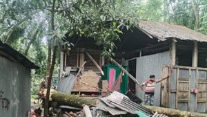 ঝড়ে গাছ ভেঙে ঘরের ওপর পড়ে শিক্ষার্থীর মৃত্যু