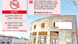 ঘূর্ণিঝড় আশ্রয়কেন্দ্র যেন গোয়ালঘর