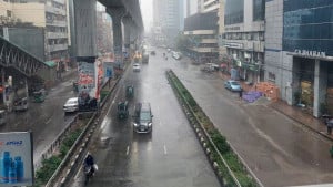 রাজধানীতে মুষলধারে বৃষ্টি