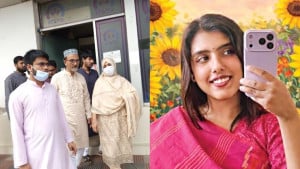 যুক্তরাষ্ট্রে নিহত বৃষ্টির মরদেহ দেশে পৌঁছেছে