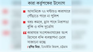 তিন দ্বীপ ও চার চৌকি আদালতে সাবজেল করার পরিকল্পনা