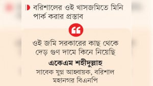 বন্দোবস্তের জমির মালিকানা দাবি বিএনপি নেতার