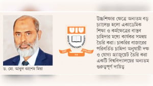গবেষণা, উদ্ভাবননির্ভর শিক্ষাব্যবস্থা গড়তে কাজ করছে ইউআইইউ