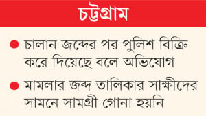 পুলিশের জব্দ করা মদের হিসাব নিয়ে নয়ছয়