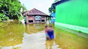 তিন জেলার নিম্নাঞ্চল প্লাবিত, পানিবন্দি হাজারো পরিবার
