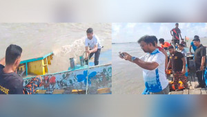 যমুনায় বাল্কহেড ডুবে নিখোঁজ দুই শ্রমিক, উদ্ধারে ডুবুরি
