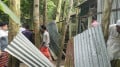 মাদক ব্যবসার অভিযোগে  হামলা করে বাড়ি ভাঙচুর