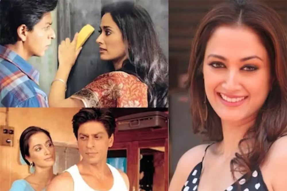 সিনেমার দৃশ্যে শাহরুখ খান ও গায়ত্রী যোশী ওবের