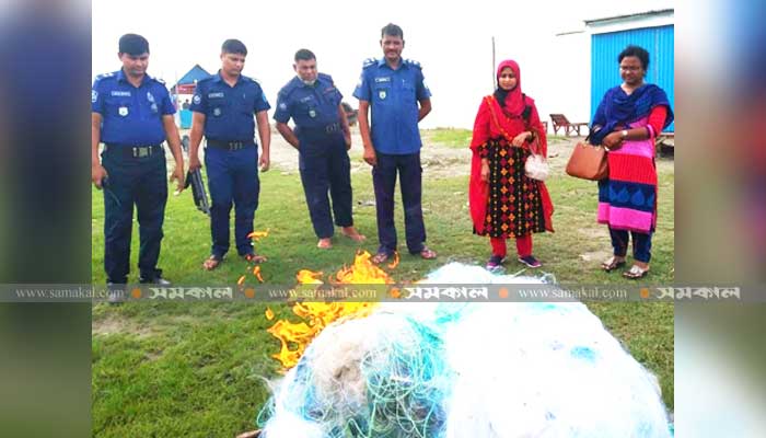 প্রথম দিন ৪৬ জনকে জেল জরিমানা, মাছ-জাল জব্দ