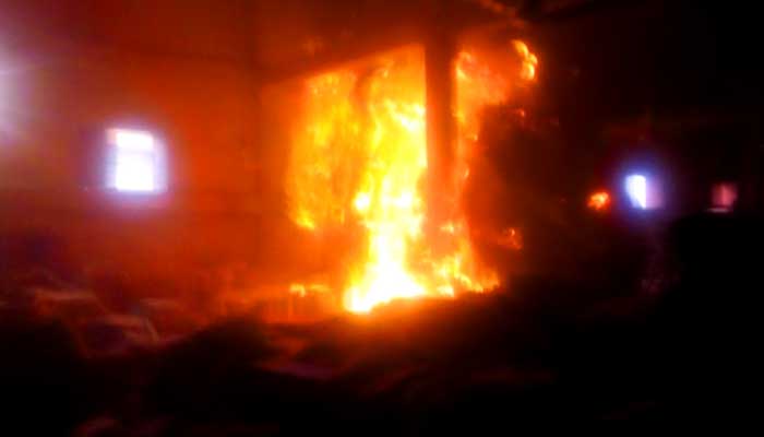 পাবনার মাসপো জুট মিলে অগ্নিকাণ্ড, ক্ষয়ক্ষতির আশঙ্কা