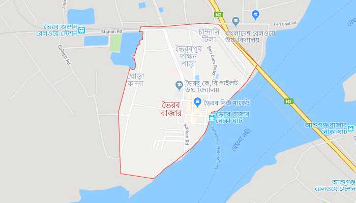 ভৈরবে বাসচাপায় নারীর মৃত্যু