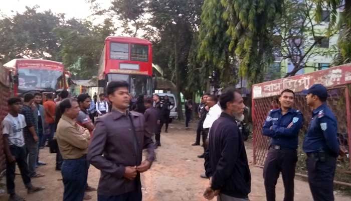 দিনাজপুরে বিআরটিসি শ্রমিক ও সাধারণ শ্রমিকদের সংঘর্ষে আহত ৬