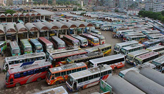 মহাখালী থেকে ছাড়েনি দূরপাল্লার বাস