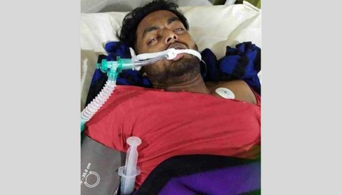 আহত ফারাবি লাইফ সাপোর্টে