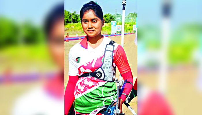 আরচারিতে সুমা-সোহেলের পর ইতির স্বর্ণ জয়