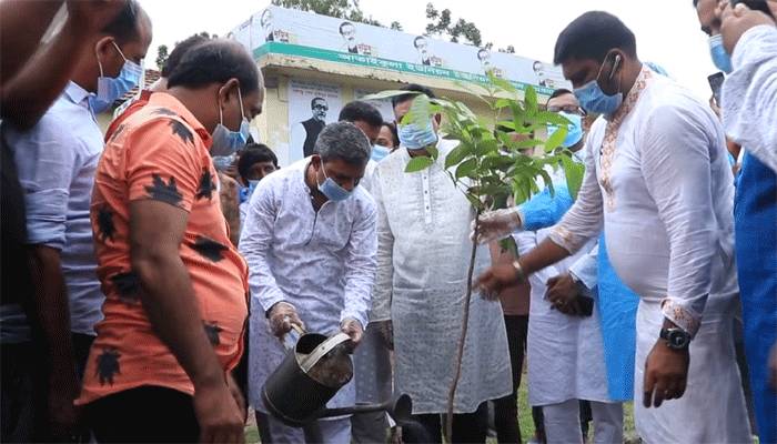 মুজিববর্ষ উপলক্ষে পাবনায় বৃক্ষরোপন কর্মসূচির উদ্বোধন