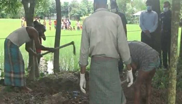 নালিতাবাড়ীতে দাফনের ৬৫ দিন পর যুবকের লাশ উত্তোলন