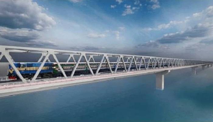 বঙ্গবন্ধু রেলসেতুর ভিত্তিপ্রস্তর স্থাপন করলেন প্রধানমন্ত্রী