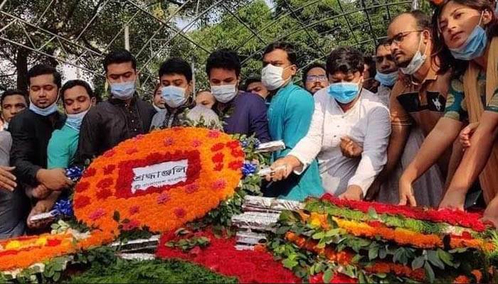 জেলহত্যা দিবসে বঙ্গবন্ধু ও জাতীয় চার নেতার প্রতি ছাত্রলীগের শ্রদ্ধা