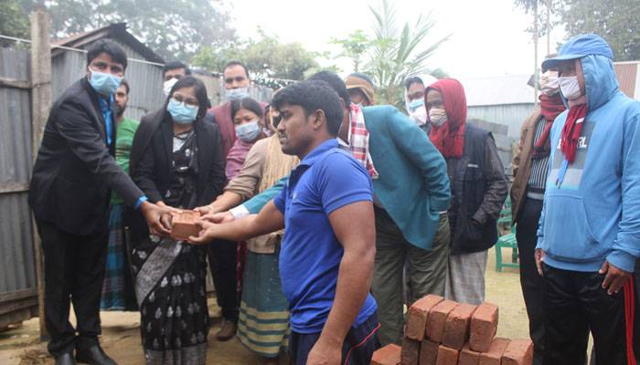 প্রধানমন্ত্রীর বিশেষ বরাদ্দে মধুপুরে গৃহ নির্মাণ প্রকল্পের উদ্বোধন