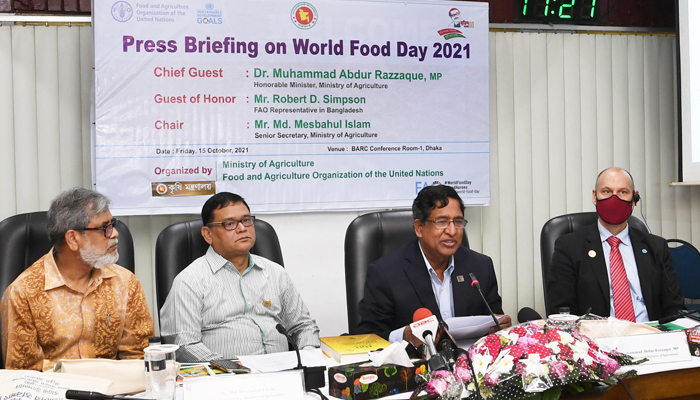 করোনাকালেও সব ফসলের উৎপাদন বেড়েছে: কৃষিমন্ত্রী