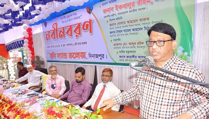 তথ্য-প্রযুক্তি ব্যবহার করে জনগণকে ১১১ সেবা দিচ্ছে সরকার: ইকবালুর রহিম