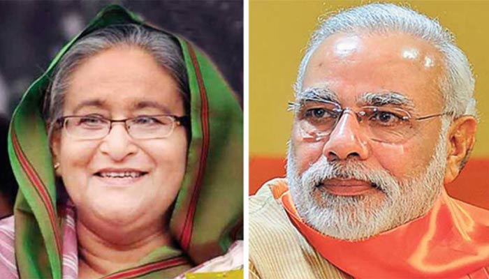শেখ হাসিনাকে ভারত সফরের আমন্ত্রণ মোদির