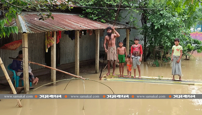 ময়মনসিংহে ৫০ গ্রামে পানিবন্দি ১৮ হাজার পরিবার