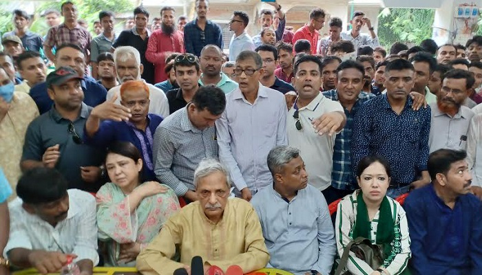 ক্ষতিগ্রস্ত বাড়িঘর ও মন্দির পরিদর্শনে বিএনপির কেন্দ্রীয় নেতৃবৃন্দ