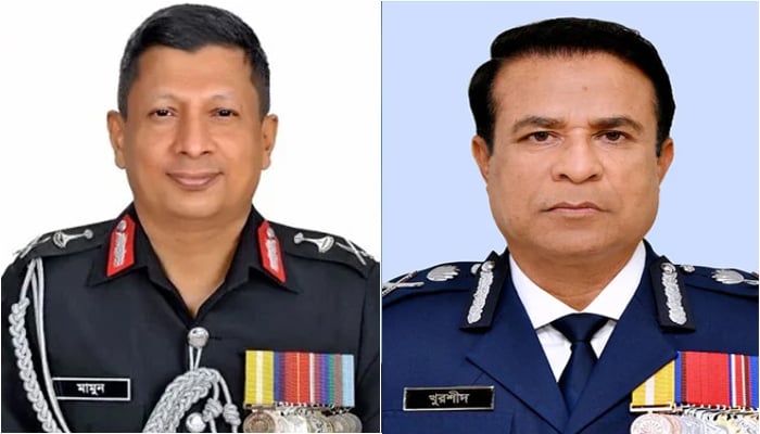 পুলিশ ও র‍্যাবের নতুন প্রধানের দায়িত্ব গ্রহণ