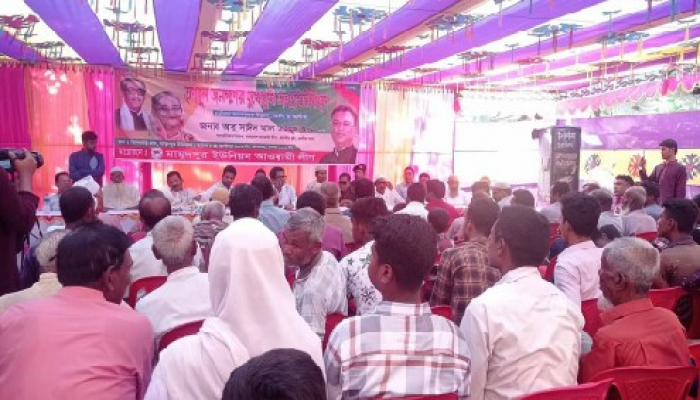 এলাকার সমস্যা নিয়ে জনতার প্রশ্নের মুখোমুখি হুইপ স্বপন